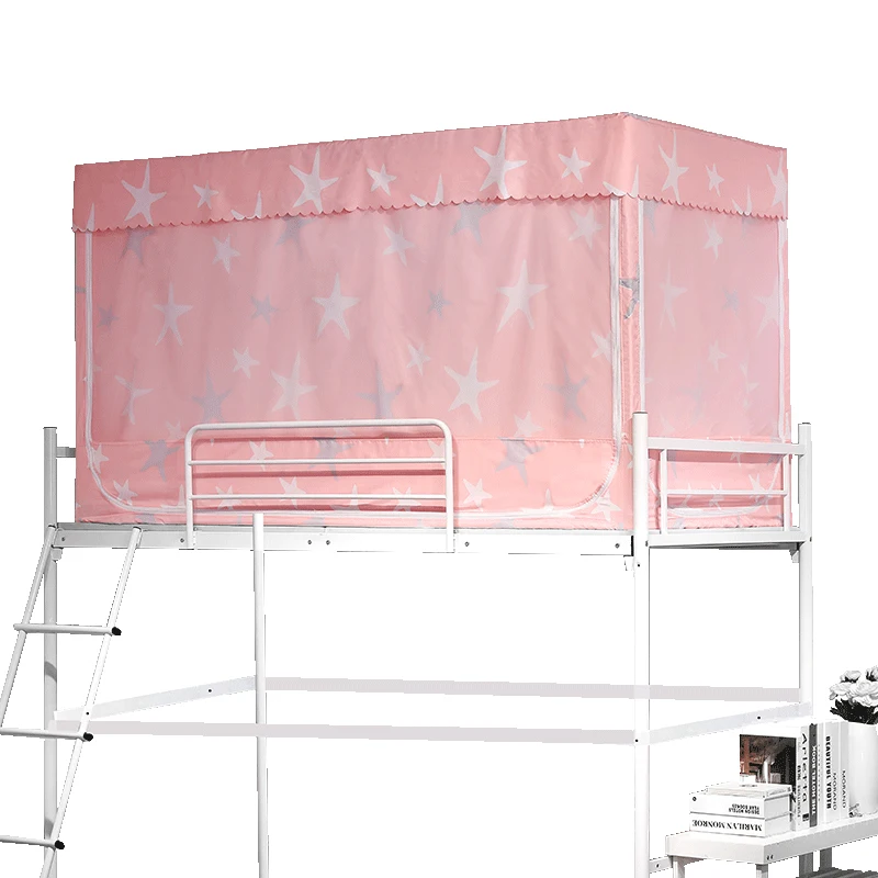 

Girl's Heart Bed Curtain Student Dormitory with Physical Shading Mosquito Bed Net Summer Princess Curtain Bed Tent Home Decor