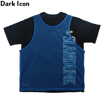 

Dark Icon 2pcs Tshirt Men 2020 Summer New Fashion Men's T-shirts Streetwear Clothing