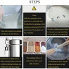 800G Herb Grinder Coffee Machine Grain Spices Mill Medicine Wheat Mixer Dry Food Grinder Big Capacity Stainless Steel 4