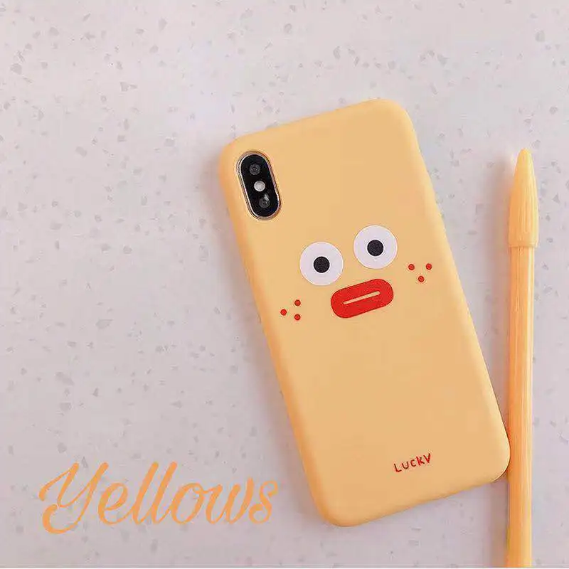 Милый мультяшный стиль для iPhone 6 6S 7 8 Plus X XR XS MAX 5 SE мобильный телефон милый Мягкий