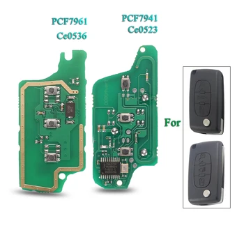 

Bilchave 10pcs/Lot 3BUT ASK/FSK Remote Car Key Circuit Board For peugeot 407 407 307 308 607 For Citroen C2 C3 C4 C5 Ce0536/23