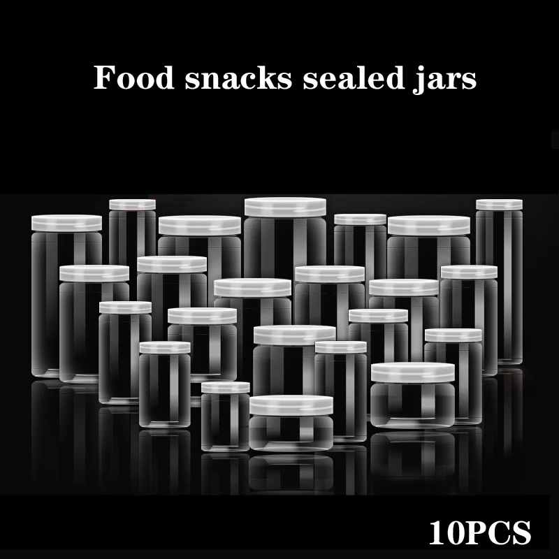 Jar Candy Transparent Jars Plastic Candy Jar Candy Powder Plastic