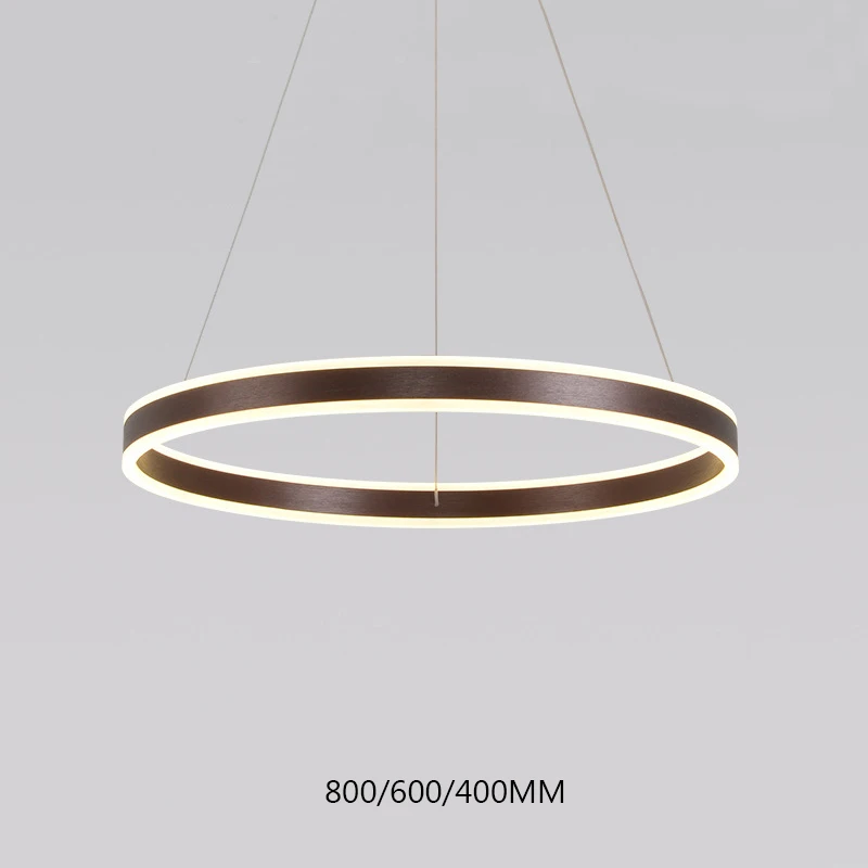 Pingente de Luz Moderno Casa Sala Estar Jantar Luminárias Teto Luminária Ouro Browm Circlehanging Lâmpadas Led 10 Cheap Luzes de teto