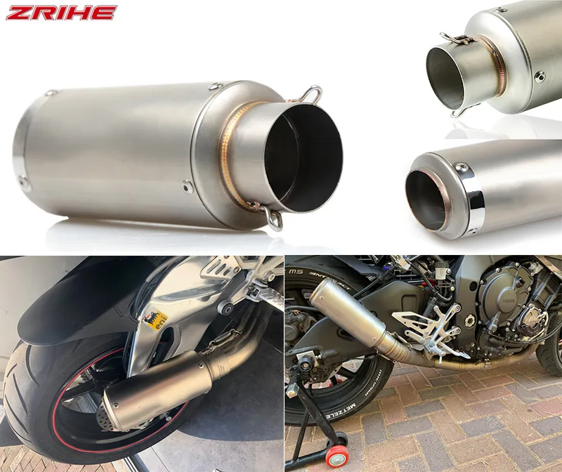 

Motorcycle universally STAINLESS STEEL accessories 51mm 61mm Exhaust pipe Tail segment FOR YAMAHA tmax 530 TMAX 530 2001-2016