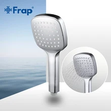 

FRAP Bathroom High Pressure Anion Filter Bath Head Spa Shower Head with Switch On/off Button Rainfall Water Saving Shower