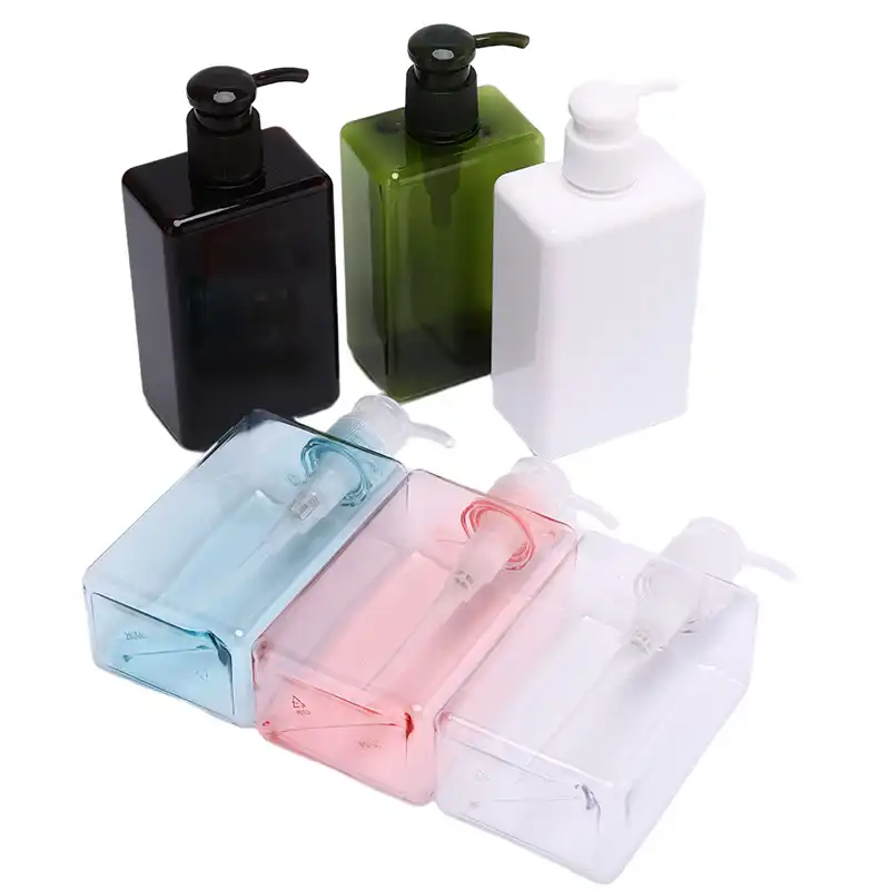 20pcs 500ml Black Refillable Bottles Lotion Container Large Pump