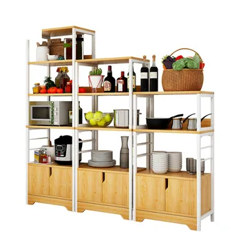 

Kitchen Storage Rack Microwave Oven Seasoning Rack Multi-layer Multi-functional Storage Storage Floor Type Space Saving Hole Fre