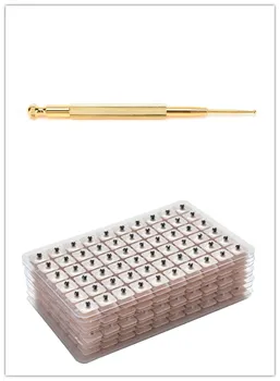 

Portable Ear Press Point Pen Massager Probe/600Pcs Auricular Ear Auriculotherapy Acupuncture Vaccaria Therapy Ear Seeds Sticker