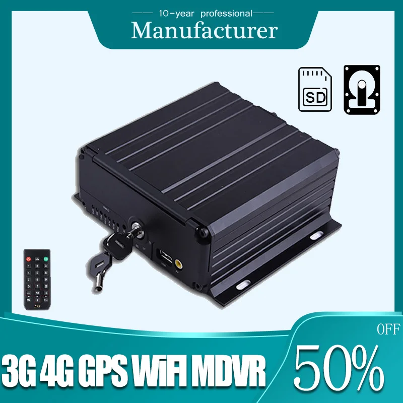 Высококачественный 4-канальный 1080P 3g 4g Mdvr GPS Мобильный Dvr WIFI | Автомобили и