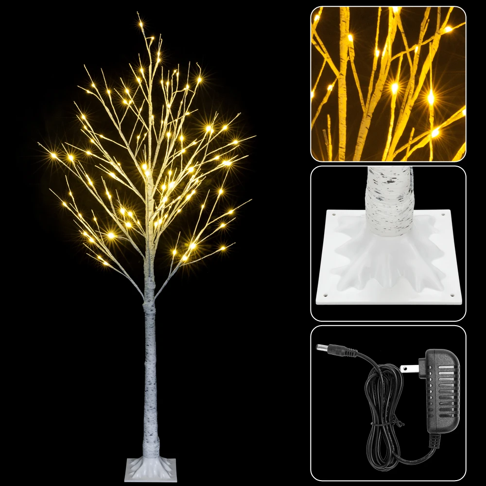 

Christmas Tree Light 48/96LEDs Cherry Blossom Tree Light Snowflake Christmas Wedding New Year Party Outdoor Indoor Decor