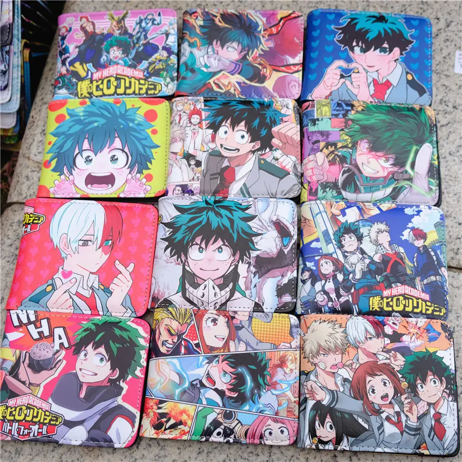 My Hero Academia DEKU KATSUKI Todoroki Ochaco All Might Coin PU Leather Wallet Purse Bag Holder Layer Cool Hot 4style | Багаж и сумки