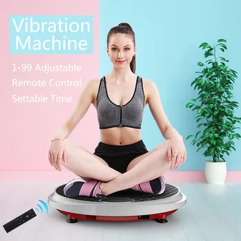

Vibration Plate Exercise Massager Machine Standing Whole Body Workout Fitness Platform Home Training Equipment Weight Loss