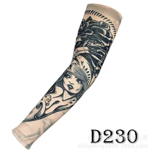 Татуировка, вискоза, манжета в студенческом стиле, защита от солнца, УФ-защита, тату, рукава, роза, красота, напечатано, серовато-черная рука на покрытие