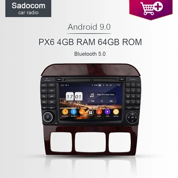 

Android 10.0 Car DVD Player Bluetooth 5.0 4GB RAM 64G ROM 8Core For Benz W215 W220 S320 S350 S400 S430 S500 RADIO GPS Glonass