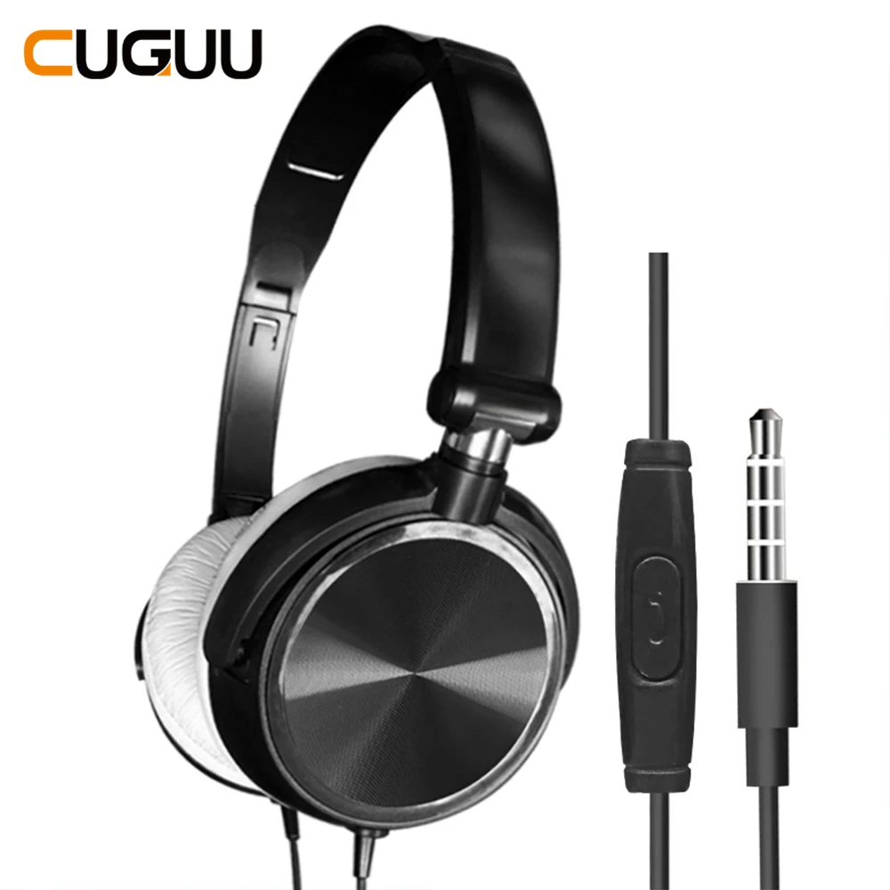 Игровые Накладные наушники с микрофоном проводная Hi-Fi гарнитура насыщенным