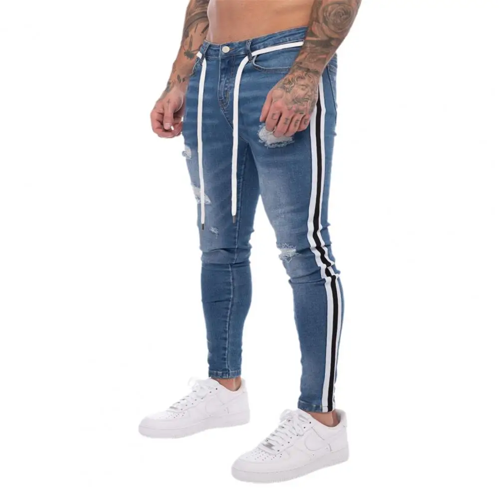Jeans Men Elastic Waist Skinny Jean Men Jeans Skinny Skin