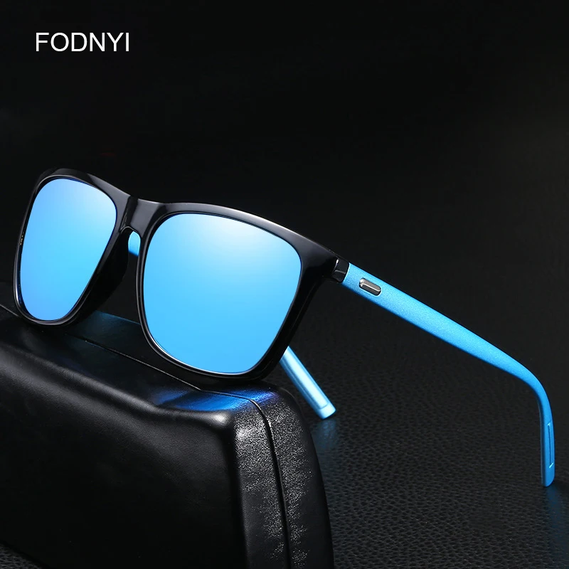 

FONDYI Polarized Mirror Sunglasses Outdoor Sport Men Fashion Brand Designer Driving Gafas de sol Shades UV400 with Case