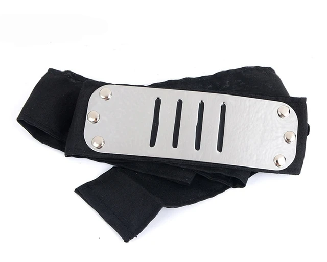 Anime Headband Leaf Village Logo Konoha Cosplay Costume Accessories black