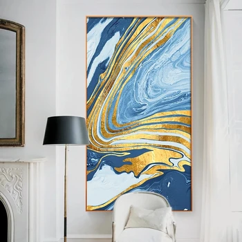 

Abstract Flowing Color Landscape Canvas Painting Posters And Prints Modern Wall Art Pictures For Living Room Bedroom Decor Gifts