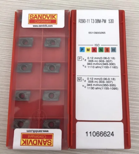 10 шт. карбидные вставки R390-11T308M-PM530