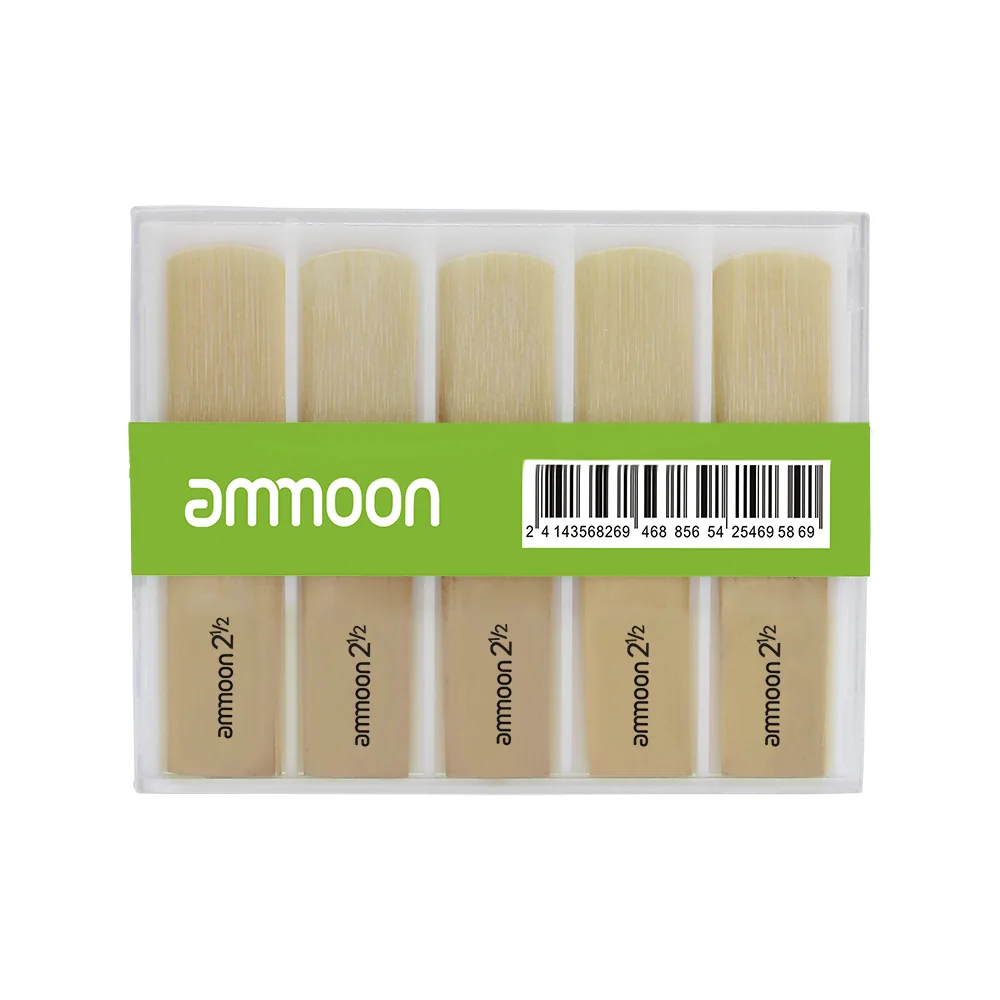 Ammoon 10 шт 2,5 2-1/2 бамбуковые трости Набор для Eb альтсаксофон, саксофон аксессуар часть