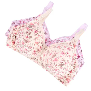 

Women Pregnant Underwear Breast Feeding Nursing Bra Flower Breastfeeding Maternity Bra Front Poppers Nursing Bras For Mothers