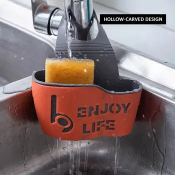 

Useful Suction Cup Sink Shelf Soap Sponge Rack Kitchen Sucker Storage Tool Bathroom Organizer Kitchen Hanging Y9Y070D7