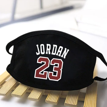 

Jordan 23 print Masks Unisex High Quality Dustproof Masks Fashion Masks Washable Reusable Mouth Muffle Anti-Dust Black Masks
