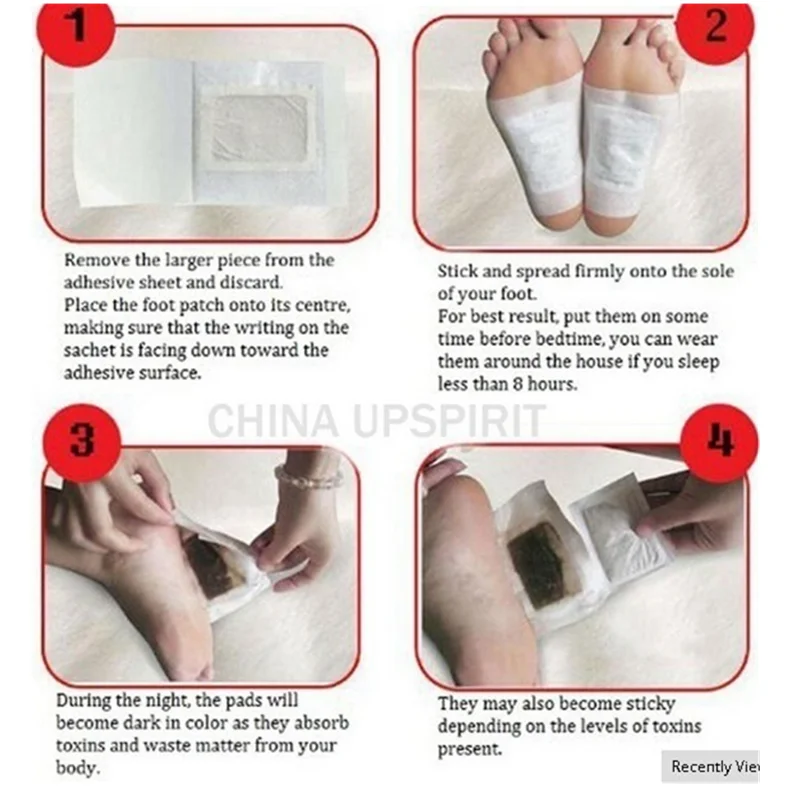 50 Pcs Detox Foot Patch Improve Sleep Slimming Foot Care Feet Stickers Weight Loss Products Effective 5