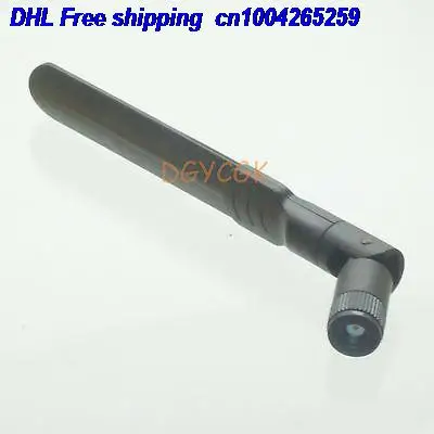 

DHL 50pcs Antenna 2.4//5/5.8GHZ Dual Wide Band RPSMA male Tilt-Swivel for Wifi black antenna 22-a