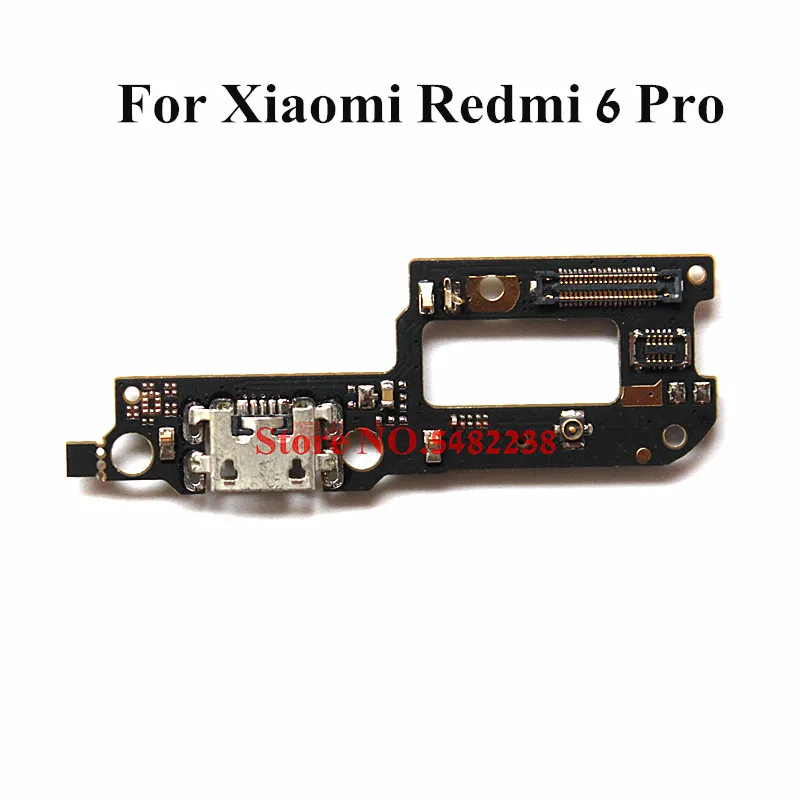 10 шт./лот оригинальный USB-порт для зарядки гибкий кабель Xiaomi Redmi 6 pro зарядное