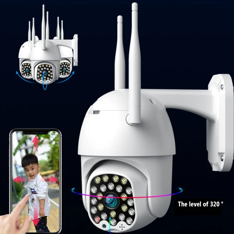 1080P HD Macchina Fotografica del CCTV Impermeabile Baby Monitor A due Vie Audio Microfono di Visio