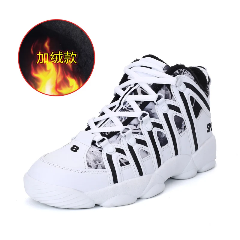 winter A15 black BOUSSAC Mr.nut, профессиональная обувь для волейбола, высокое качество, анти-скользкие кроссовки для тренировок, дышащая, сетчатая обувь, размер 36-45 - Цвет: winter A15 black