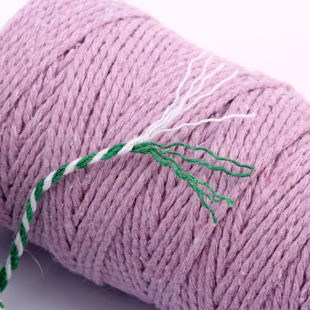 2 мм 2ply шпагат, веревка хлопковые шнуры веревочная лента для подарка ремесло baby shower Свадебные украшения mariage рождественские аксессуары для дома
