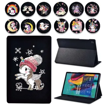 

Anti -cratch Soft Shell Tablet Case for Samsung Galaxy Tab A A6/Tab E/Tab S5E New Unicorn Series Protective Cover + Free Stlyus