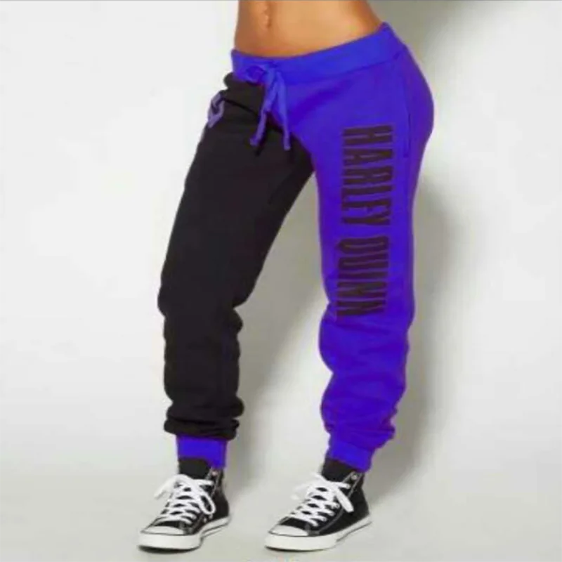 Женский спортивный костюм XS ~ 5XL для бега отряд самоубийц Харли Квинн джоггеры