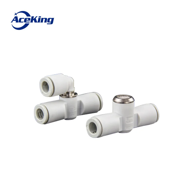 Встроенный глушитель Быстрый выпускной клапан AQ340F aq240f-04-00 06-00 04-04-06-06 односторонний клапан пневматическая труба соединение регулирует давление воздуха