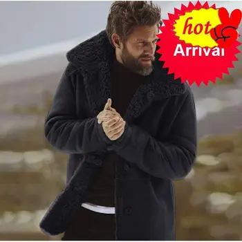 

Winter Men Coat Thicken Warm Men Jacket Fleece Veste Homme Men Parkas Vintage Outwear Windproof Jacket men