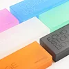 1PC KACO ECHO Translucent Plastic Pencil Case Candy Color Multi-Function Stationery Storage Box Children Student Pencil Box ► Photo 3/6