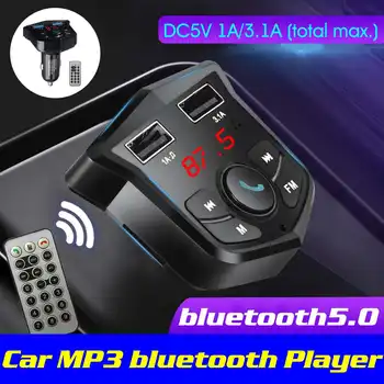 

Car Handsfree Wireless bluetooth Kit FM Transmitter LCD Car MP3 Player USB Charger FM Modulator Car Accessories