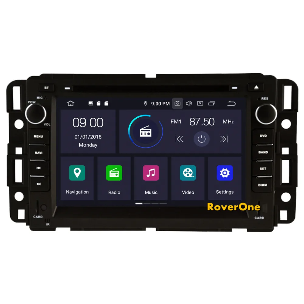 Clearance Car Multimedia Player for GMC Yukon XL Denali Acadia Sierra Outlook Vue Tahoe Android 9.0 Octa Core 4G+64G DVD Radio Navigation 5