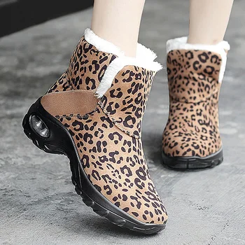 

Women Winter Boots Fashion Platform Snow Boots Warm Thick Plush Non-slip Boots Ladies Women Shoes Winter Shoes Cotton Shoes