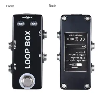 

Mosky Mini Guitar Effect Pedal Loop Box Switcher Channel Selection True Bypass