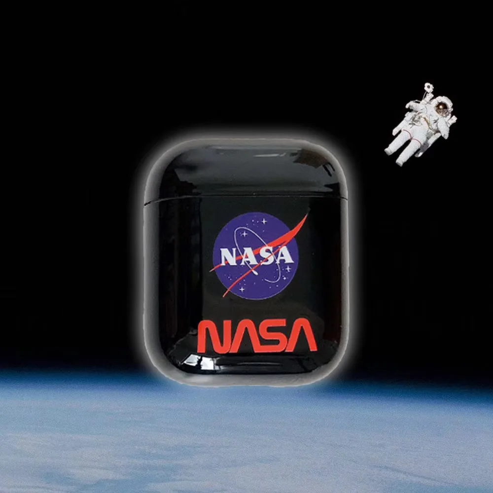 

Popular Brand NASA Headphone Sets Airpods2/1 S Protective Case Hard Case INS Apple Wireless Bluetooth Headset Applicable