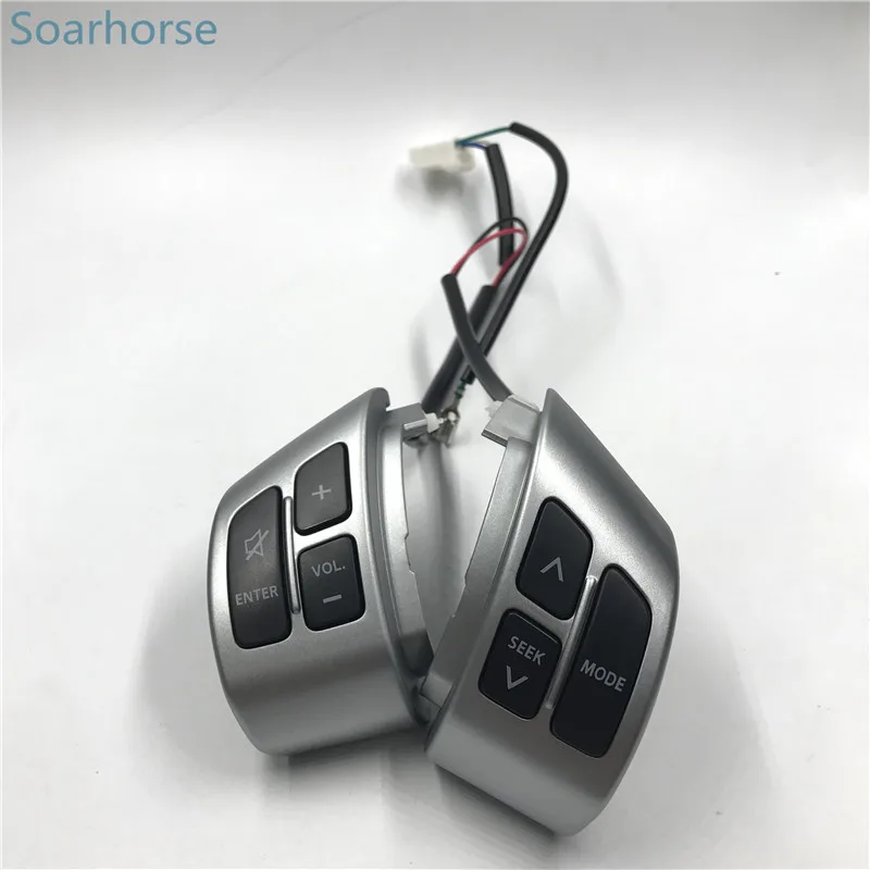 Soarhorse For Suzuki Swift SX4 new Alto Multifunction Steering Wheel Audio Control Switch button with cables|Car Switches & Relays|   - AliExpress