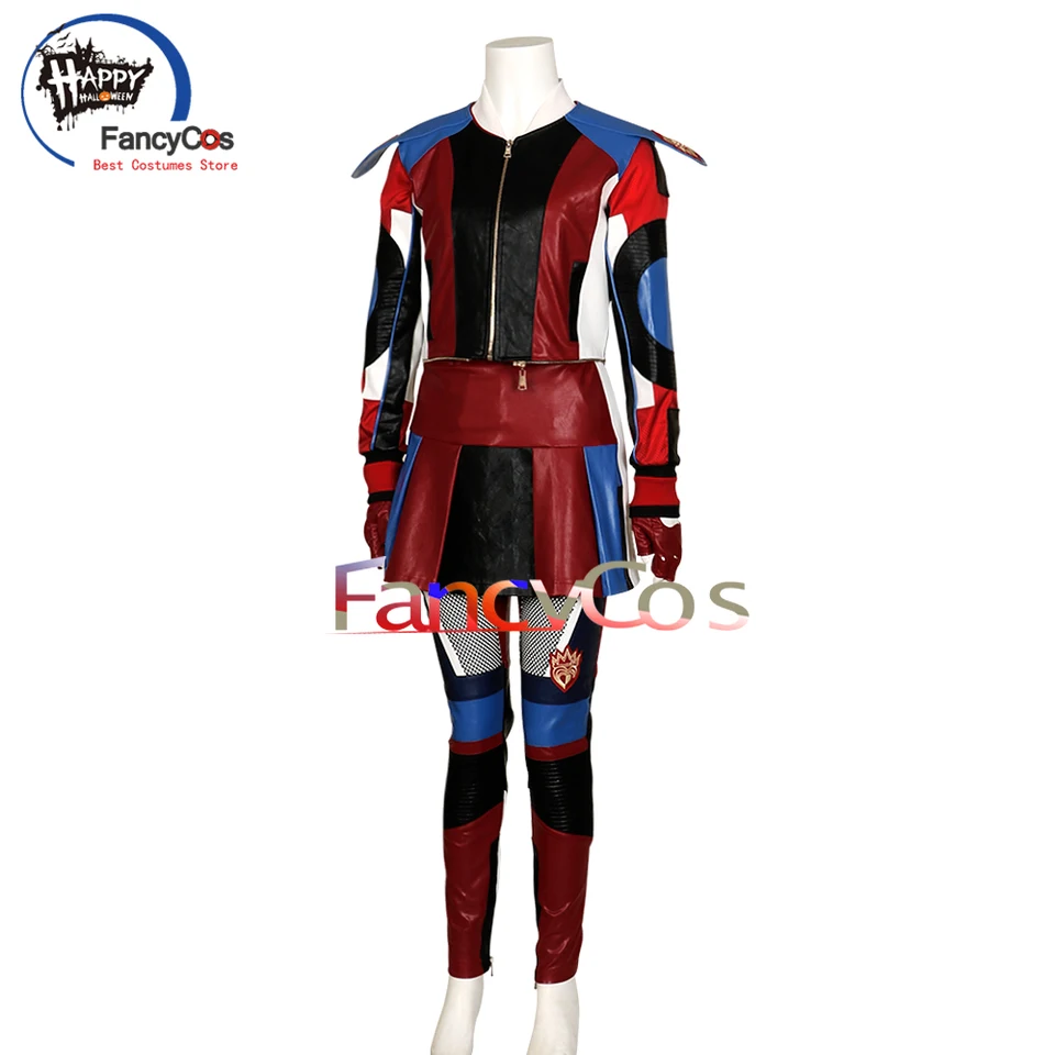 Costume Descendants 3 Per Bambini - Set Gilet, Giacca E Pantaloni Per Halloween, Carnevale E Cosplay - Taglie 120-160 - Foto 6