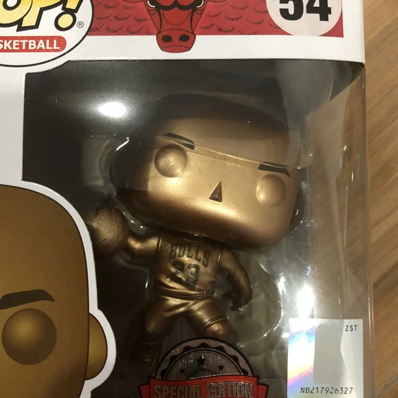 Эксклюзивная официальная Funko супер звезда баскетбола Jordan Gold(Slam Dunk) Виниловая фигурка Коллекционная модель игрушки в коробке