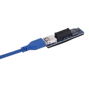 

NVME M.2 M-Key to PCI-E X1 Riser PCI Express Card PCIE Connector Riser 30cm B85B