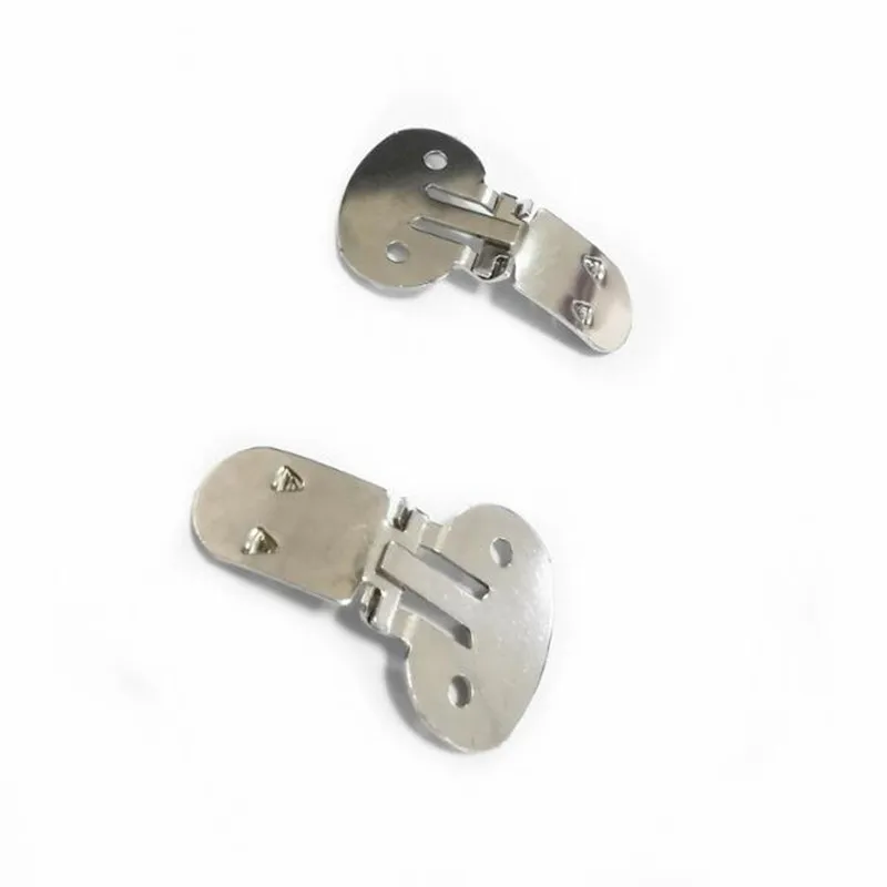 100pcs/lot Metal Stainless Steel Shoes Buckle Accessories Fit for Shoe Flower Decoration, Women's Shoes Buckle, Shoe Clips