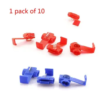 

10Pcs Quick Splice Terminals Crimp Wire ElectricalCable Connectors
